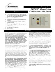 IMPACTÂ® Alarm System Combination Alarm Panels - Allied ...