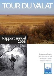 Rapport annuel 2008 - Tour du Valat