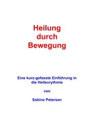 Heileurythmie, Dipl-Psych. Sabine Petersen - Living Brain and Body ...