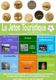 Le Jeton Touristique NÂ°62 - Jetons touristiques de la Monnaie de Paris