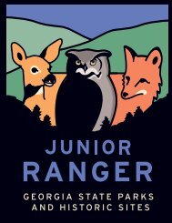 Junior Rangers - Georgia State Parks and Historic Sites
