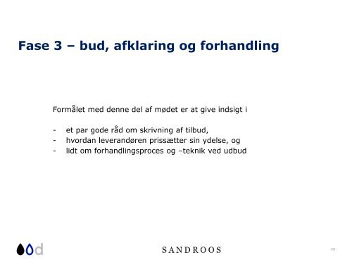 Udbud - Sandroos Advokatfirma