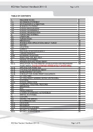 IICS New Teachers' Handbook 2011-12 - Istanbul International ...