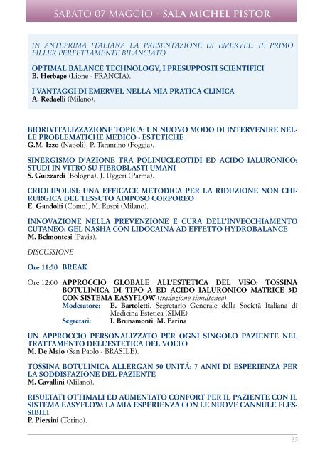 Scarica il programma dell' evento - TuttoCongressi