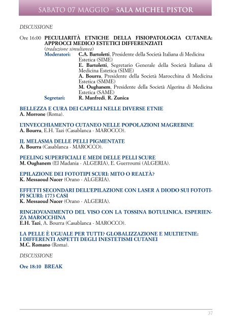 Scarica il programma dell' evento - TuttoCongressi