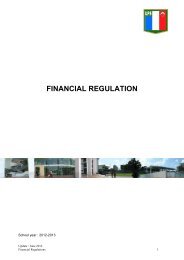 FINANCIAL REGULATION - LycÃ©e franÃ§ais de Singapour