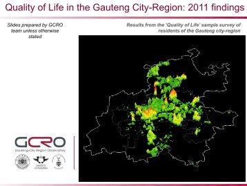 Initial findings May 2011a - Gauteng Online