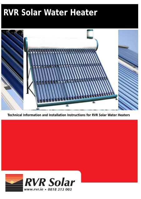 RVR Solar Water Heater - RVR.ie