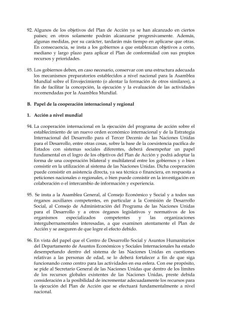 PLAN DE ACCIÃN INTERNACIONAL DE VIENA SOBRE EL ...