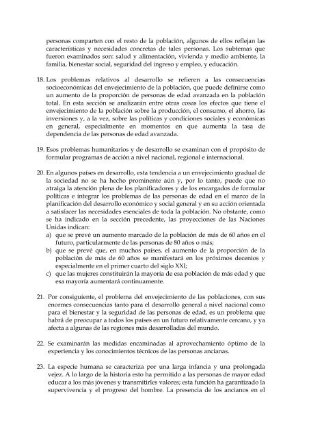 PLAN DE ACCIÃN INTERNACIONAL DE VIENA SOBRE EL ...