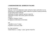 L'ASSEGNAZIONE DEL GENERE IN ITALIANO a ... - grandionline.net