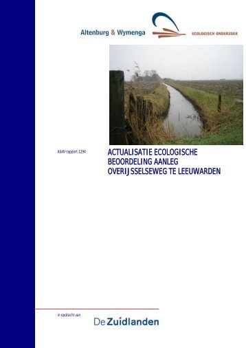 Actualisatie ecologische beoordeling