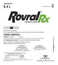 Rovral RX Label - Monsanto