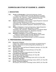 CURRICULUM VITAE OF EUGENE G. JOSEPH - Institute for Critical ...