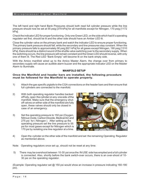 CSA HD Manifold Manual 5.0(2) - KSM-MEDICAL.com