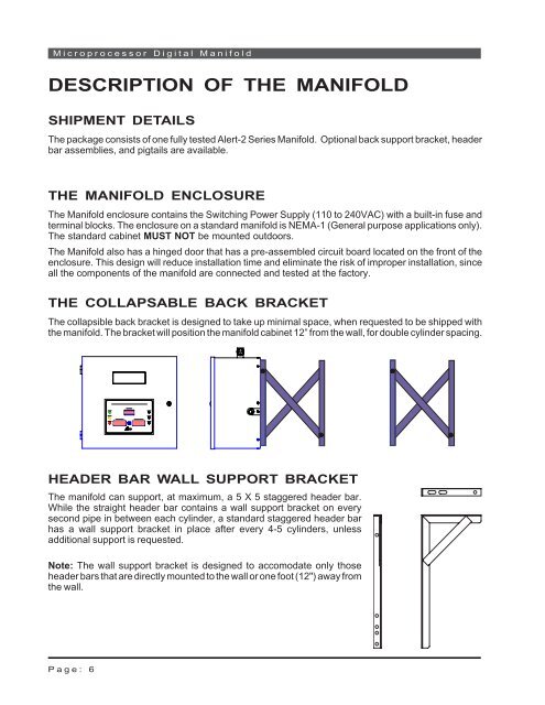 CSA HD Manifold Manual 5.0(2) - KSM-MEDICAL.com