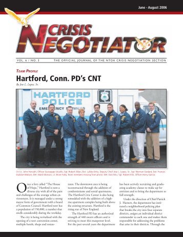 Hartford PD CNT Team Profile June 2006 - Hartford Police Department