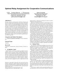 Optimal Relay Assignment for Cooperative Communications