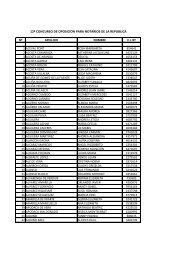 12 Concurso Nomina Gral