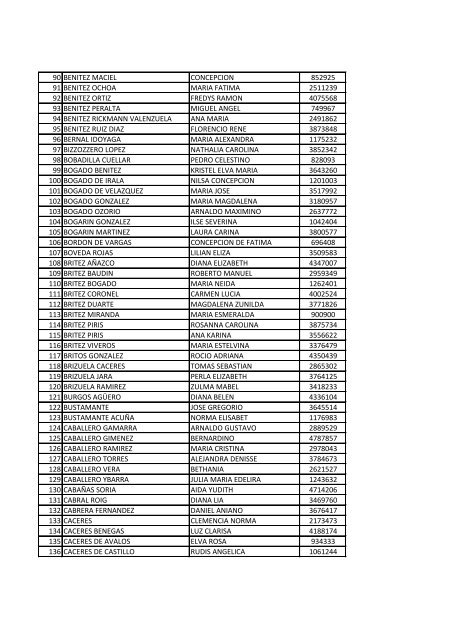 12 Concurso Nomina Gral