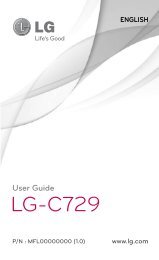 LG Doubleplay Manual - Cell Phones Etc.