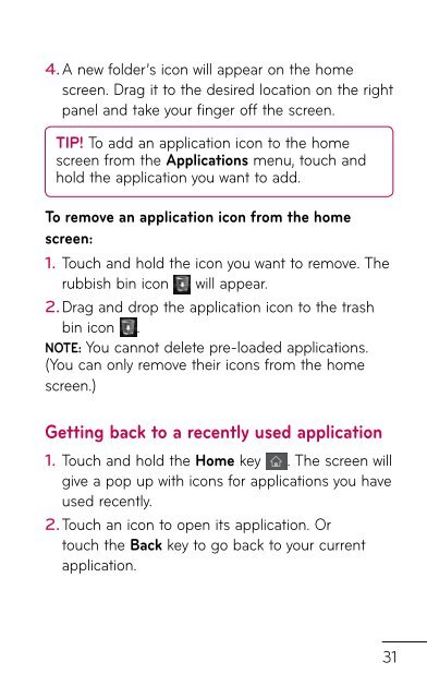 LG Doubleplay Manual - Cell Phones Etc.