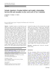 Isotopic signatures, foraging habitats and trophic ... - Cebc - CNRS