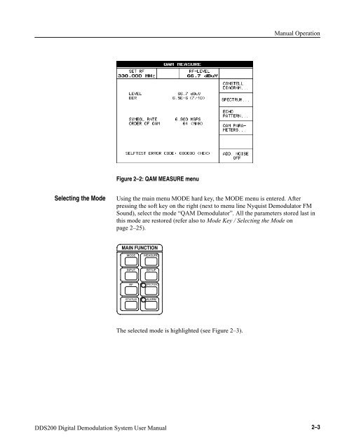 User Manual DDS200 Digital Demodulation System 070-9952-00