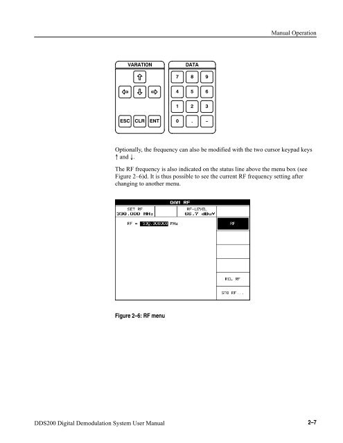 User Manual DDS200 Digital Demodulation System 070-9952-00