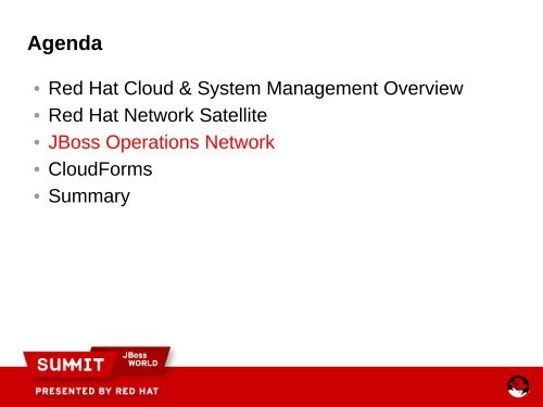 red hat managment portfolio - Red Hat Summit