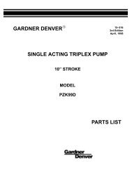PZ-10 Parts Manual - C & B Pumps and Compressors