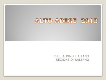 programma - CAI Salerno