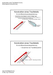 Konstruktion eines Traufdetails Konstruktion eines ... - Modelldaecher