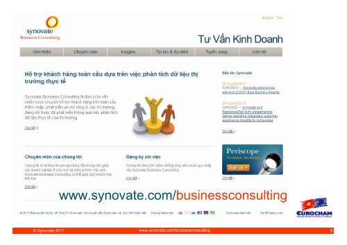 Synovate Business Consulting - Eurocham