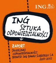 pracownicY: paSJa tworzenia - Raport roczny 2012 - ING Bank Śląski