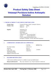 Vetasept povidone-iodine Antiseptic Solution - Animalcare