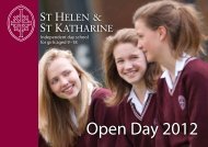 Open Day 2012 - St Helen & St Katharine