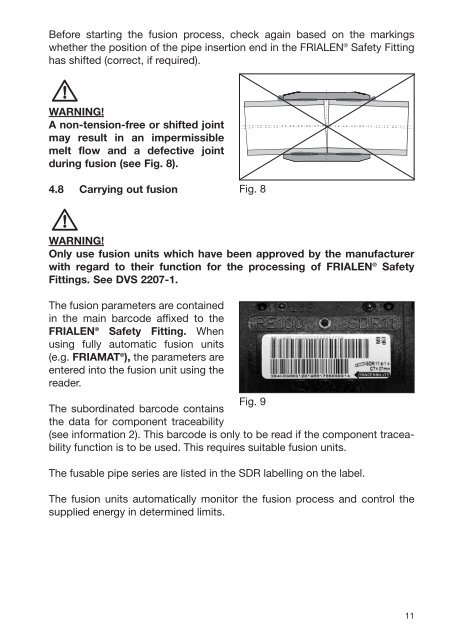 Friatec Electrofusion Assembly Instructions