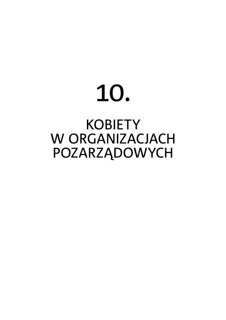 Raport-kobiety dla Polski Polska dla kobiet. 20 lat transformacji ...