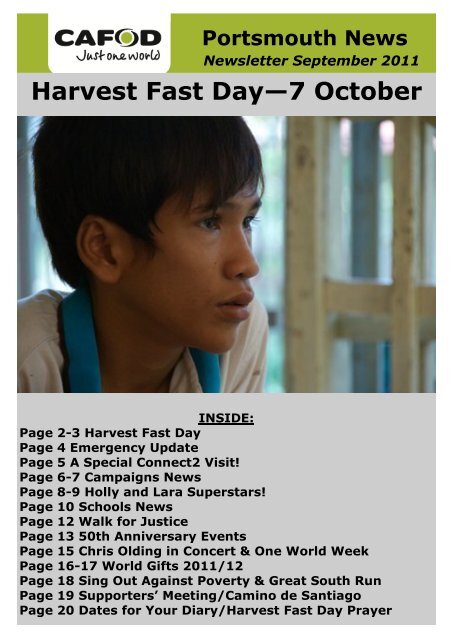 September 2011 - CAFOD Portsmouth - Blogs