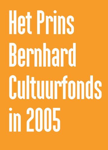 Het Prins Bernhard Cultuurfonds
