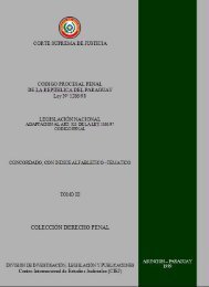 Código Procesal Penal de la República del ... - Poder Judicial