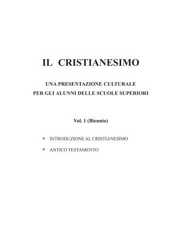 IL CRISTIANESIMO - Didaskaleion