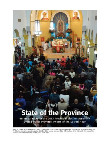 State of the Province - Priests of the Sacred Heart