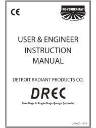 USER & ENGINEER INSTRUCTION MANUAL - RVR.ie