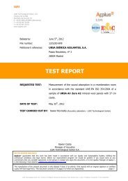 TEST REPORT - Ursa