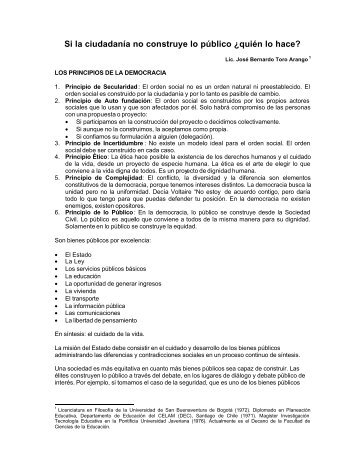 Principios de la democracia - Documento PDF