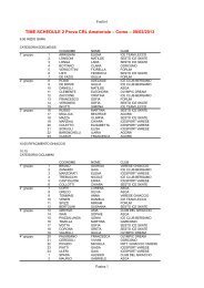 TIME SCHEDULE 2 CRL AMATORIALE - GGR Como