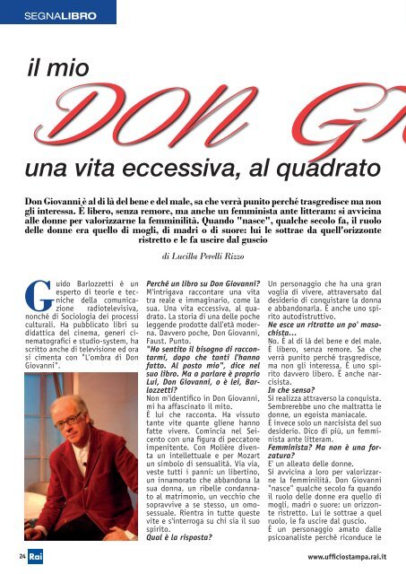 Scarica PDF - Ufficio Stampa Rai - Rai.it