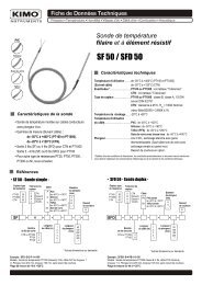 SF 50 / SFD 50 - Kimo Canada